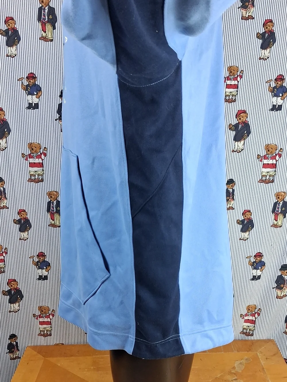 Jordan Brand North Carolina Tar Heels Basketball Blue & White Scuba Hood Hoodie